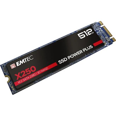 Disco M.2 Sata3 512gb Emtec Power Plus X250 (500mb/s Escritura)