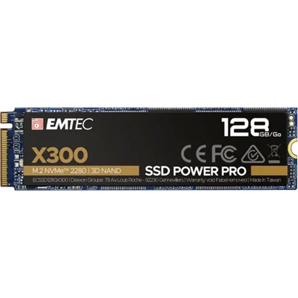 Disco M.2 128gb Power Pro X300 Nvme Emtec (1500mb/s Escritura) Ecssd128gx300