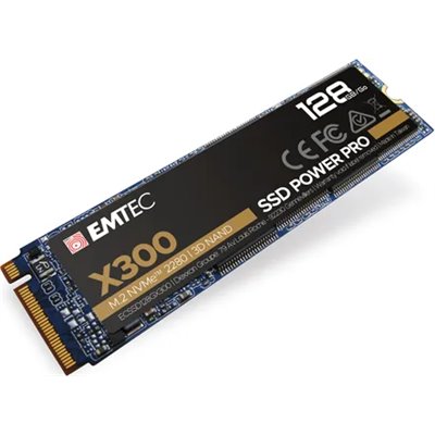 Disco M.2 128gb Power Pro X300 Nvme Emtec (1500mb/s Escritura)