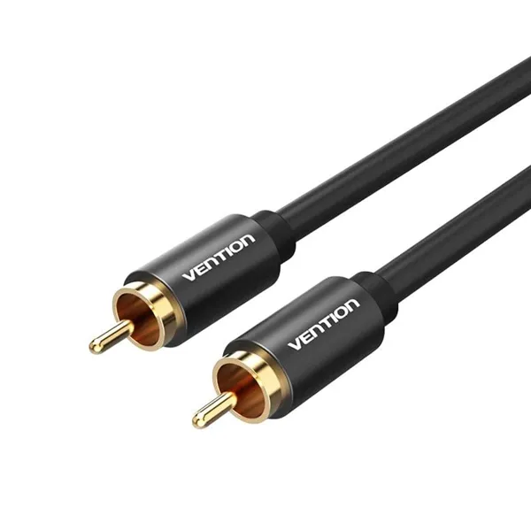 Cable Estéreo Vention VAB-R09-B100/ RCA Macho - RCA Macho/ 1m/ Negro