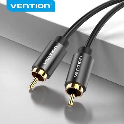 Cable Estéreo Vention VAB-R09-B100/ RCA Macho - RCA Macho/ 1m/