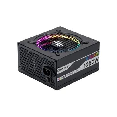 Fuente De Alimentación Unyka Atilius Rgb Atx 1050w Black