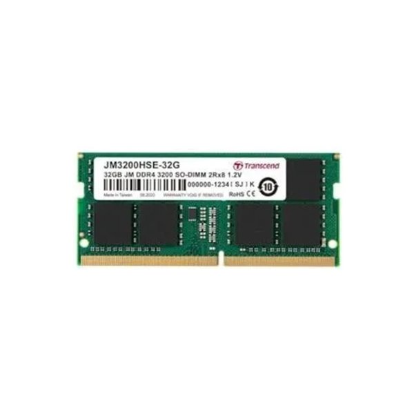 Sodimm 32gb 3200mhz Ddr4 Transcend M1.2v Cl22 2rx8 Jm3200hse-32g