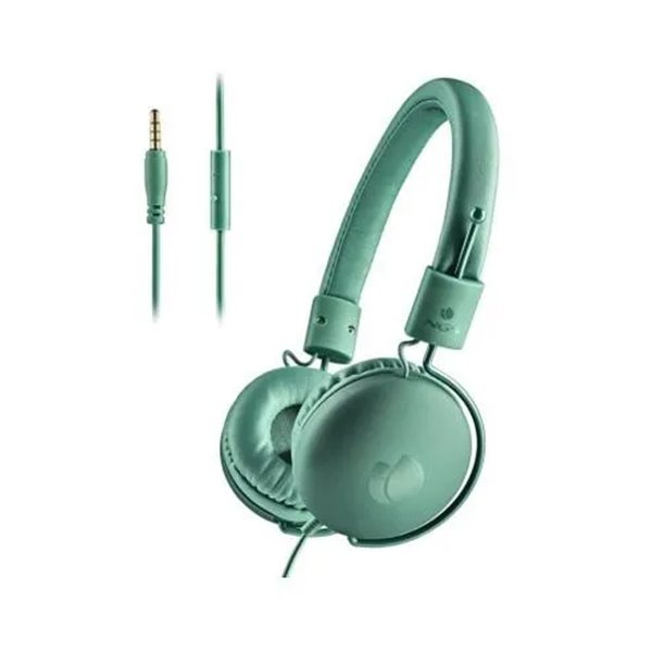 Headset Ngs Cross Hop Teal Microfono, Jack 3.5mm Asistente De Voz Color Verde Menta