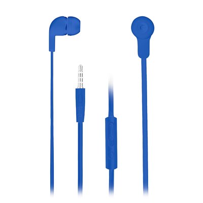 Headset Intrauditivos Ngs Skip Blue Jack 3.5mm Driver 10mm