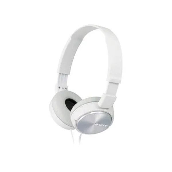 Headset Sony Mdr-zx310ap Compactos Microfono Integrado Cable 1.2m Conexion Jack 3.5 Con Control Remoto Color Blanco