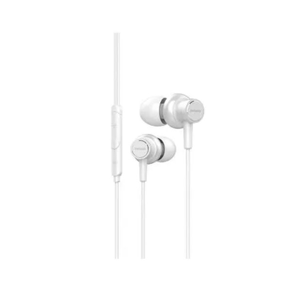 Auricular Intrauditivo Aiwa Estm-500wt White Diamond Carcasa De Alumino Driver 10mm Con Iman N40 Y D