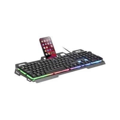 Teclado Mars Gaming Mk120 Black Anti-ghosting Iluminacion Frgb