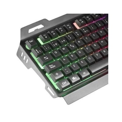 Teclado Mars Gaming Mk120 Black Anti-ghosting Iluminacion Frgb