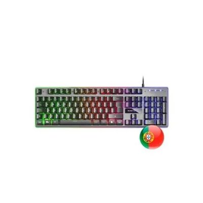 Teclado En Portugues Hibrido H-mecanico Mars Gaming Mk220pt