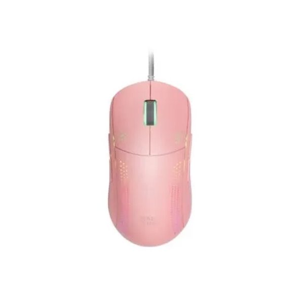 Mouse Mars Gaming Rgb Mmpro Pink Ambidiestro 32k Dpi Optica Pixart 3335pro 9 Botones 4 De Ellos Extr