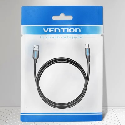 Cable USB 2.0 Vention COMBH/ USB Macho - MiniUSB Macho/ Hasta