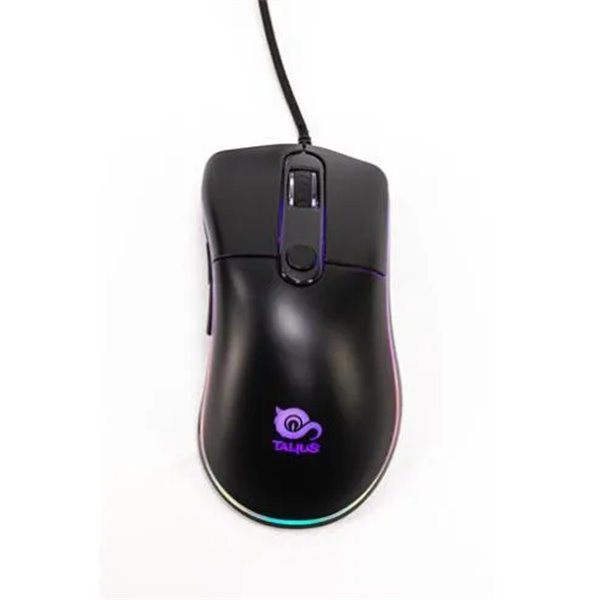 Mouse Talius Gaming Rgb Skyray 4000dpi 6 Botones Iluminacion Rgb Color Negro Mate