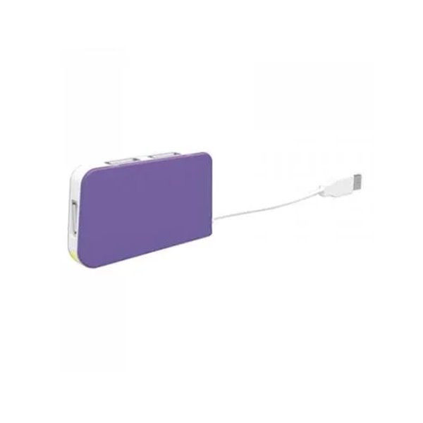 Hub Usb 2.0 Approx Appht4p A 4xusb-a 2.0 Color Morado