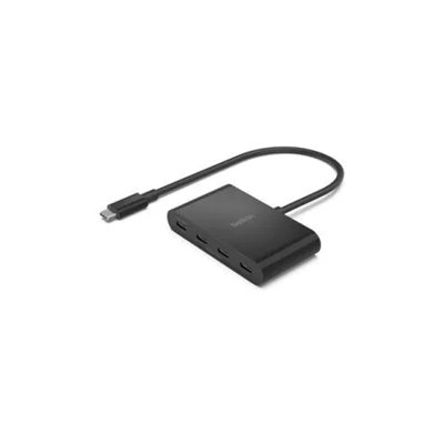 Hub Usb 3.2 Belkin Avc018btbk 4 Puertos Usb-c Gen2 Pd 100w Negro