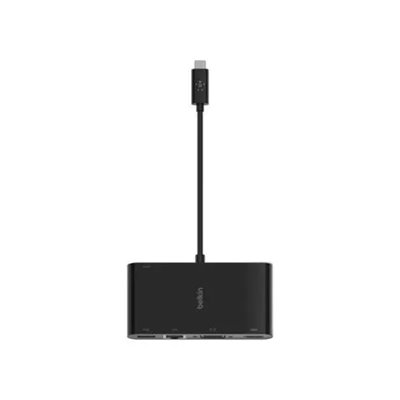 Docking Usb-c Belkin Avc004btbk A 1x Hdmi 4k 1xvga 1xusb-a 3.0