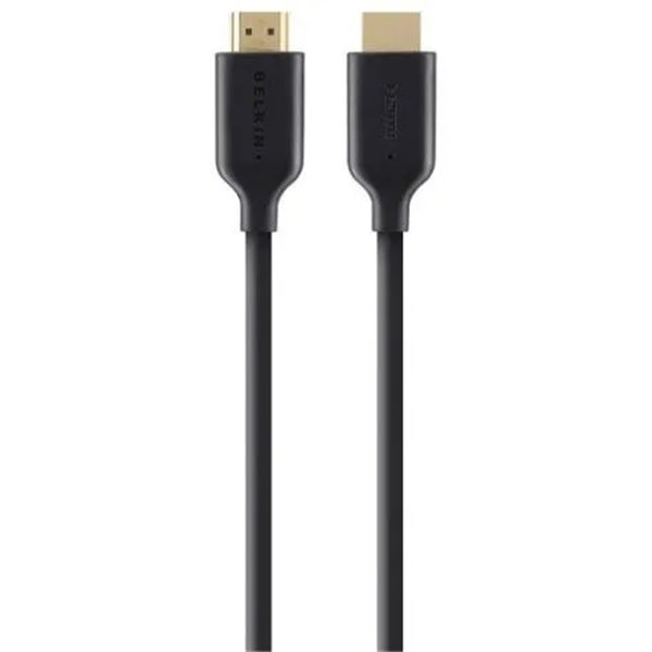 Cable Hdmi Belkin F3y021bt5m Alta Velocidad Con Ethernet 5m Color Negro