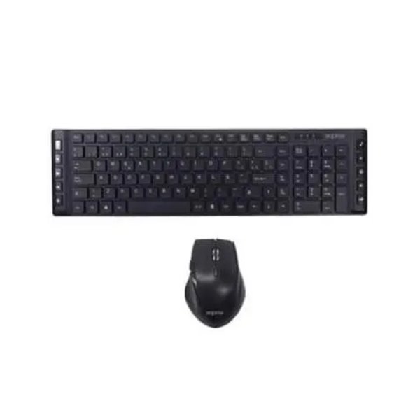 Pack Teclado Y Mouse Wireless Approx Mx430 Dise¥o Compacto 2.4ghz Usb Approx Color Negro