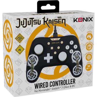 Gamepad Konix Switch Jujutsu Kaisen Cable 3m Compatible Con Pc