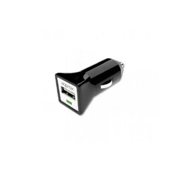 Cargador De Coche Approx A Usb 5v/1a Color Negro Appusbcarb