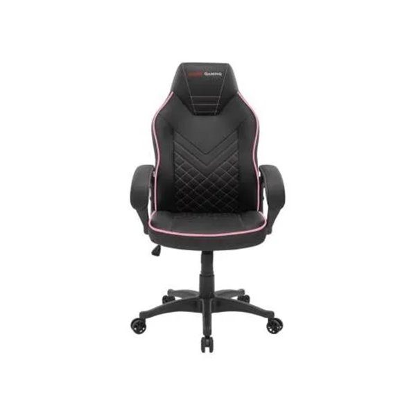 Silla Gamer Mars Gaming Mgcx One Negra Con Detalle Linea Rosa Transpirable Air-tech Pro Piston Clase 4 Ruedas Xl 65mm