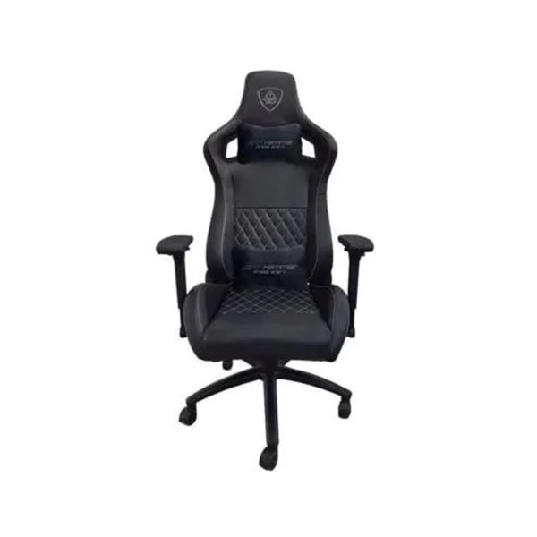 Silla Gamer Pro Keep Out Xspro Hammer Pure Black Cuero Sintetico De Alta Calidad Elevador 80mm Repos