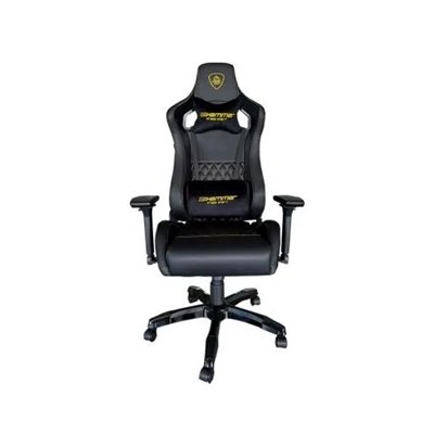 Silla Gamer Pro Keep Out Xspro Hammer Gold Black Cuero