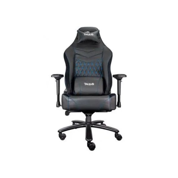 Silla Gamer Talius Mamut Negra/azul 4d, Frog, Base Metal, Ruedas Nylon, Soporta Hasta 170kg