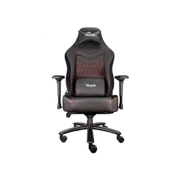 Silla Gamer Talius Mamut Negra/roja 4d, Frog, Base Metal, Ruedas Nylon, Soporta Hasta 170kg