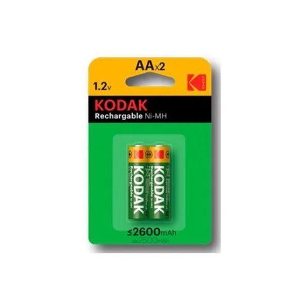 Pila Recargable Kodak Nimh Aa Lr6 2600mah Blister 2 Unidades 1.2v (ecotasas Incluidas) 30955080