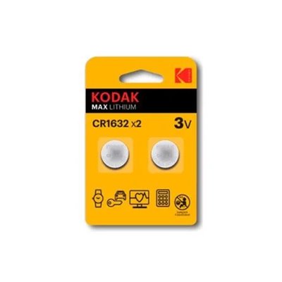 Pila Kodak Boton Litio Cr1632 3v Blister 2 Unidades (ecotasa