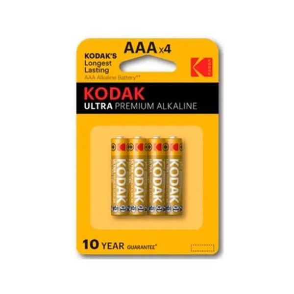 Pila Kodak Ultra Premium Alcalina Lr3 Aaa Blister 4 Unidades 1200 Mah 1.5v (ecotasas Incluidas)