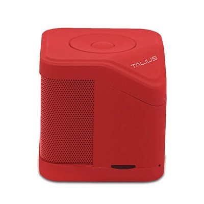 Altavoz Bluetooth Portable Talius Cube 3w Fm/sd Bluetooth Rojo