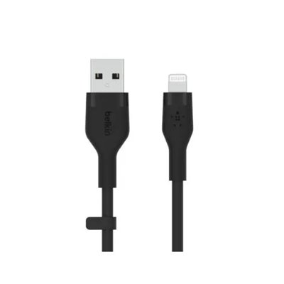 Cable Belkin Caa008bt1mbk Usb-a A Lightning Silicona Clip 1m