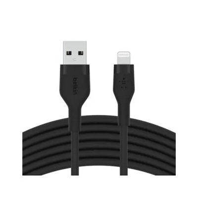 Cable Belkin Caa008bt1mbk Usb-a A Lightning Silicona Clip 1m