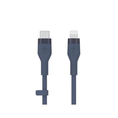 Cable Belkin Caa009bt1mbl Usb-c A Lightning Silicona Clip 1m