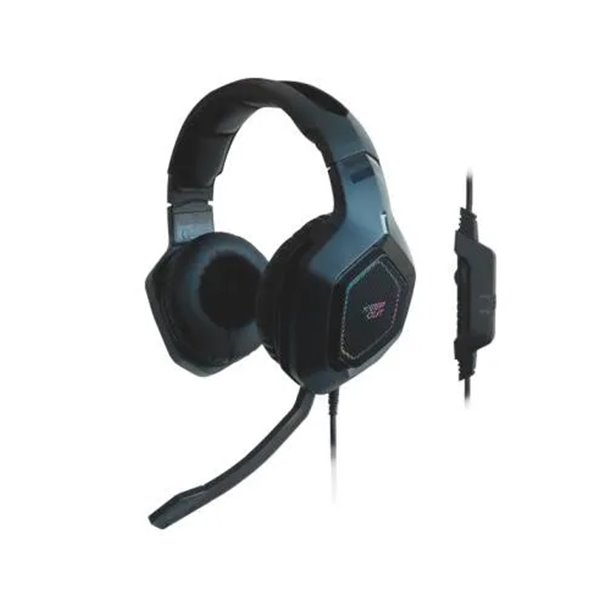 Headset Gaming Keepout Hx901 7.1 Con Altavoces De 50mm Usb 2.0 Iluminacion Rgb Microfono Plegable Co