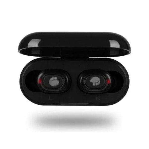 Auricular Intrauditivo Bluetooth Ngs Artica Lodge True Wireless Con Base De Carga Color Negro