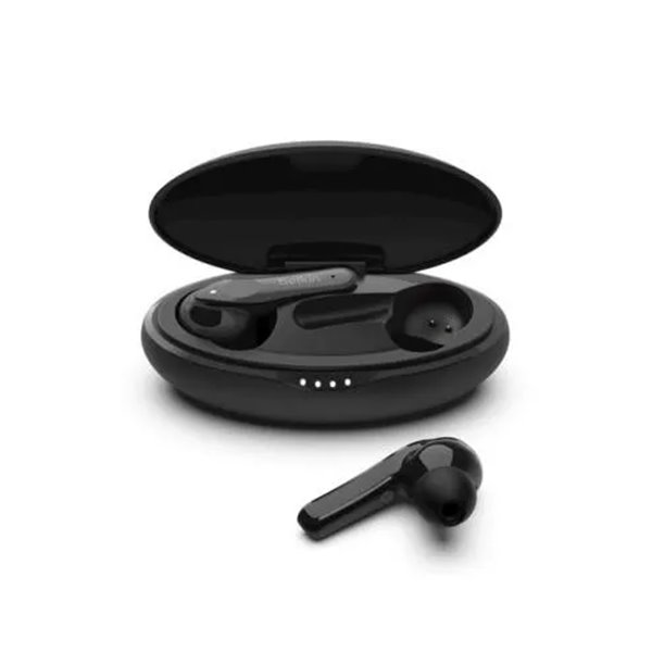 Auricular Bluetooth Belkin Pac002btbk-gr Soundform Move+ Wireless Earbuds Color Negro