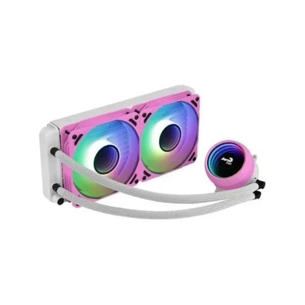 Sistema De Refrigeracion Liquida Aerocool Mirage L240 Pink 2x12cm Infinity Mirror Rgb-a (adressable)