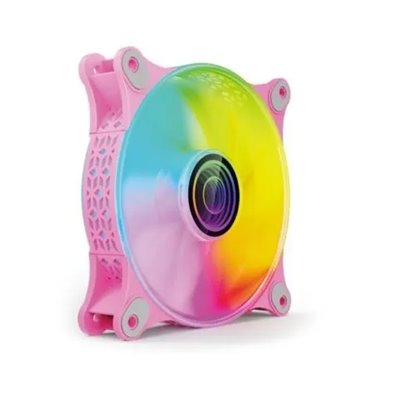 Ventilador Interno Mars Gaming Mf-3d Pink 12x12cm Argb Efecto