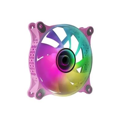 Ventilador Interno Mars Gaming Mf-3d Pink 12x12cm Argb Efecto