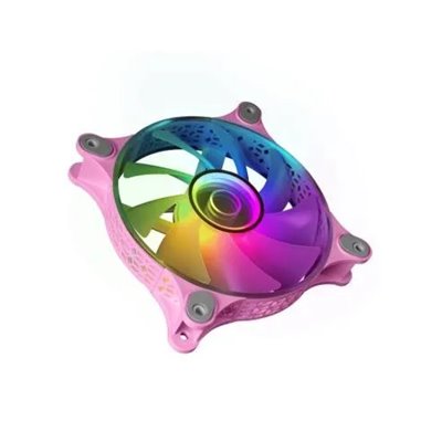 Ventilador Interno Mars Gaming Mf-3d Pink 12x12cm Argb Efecto