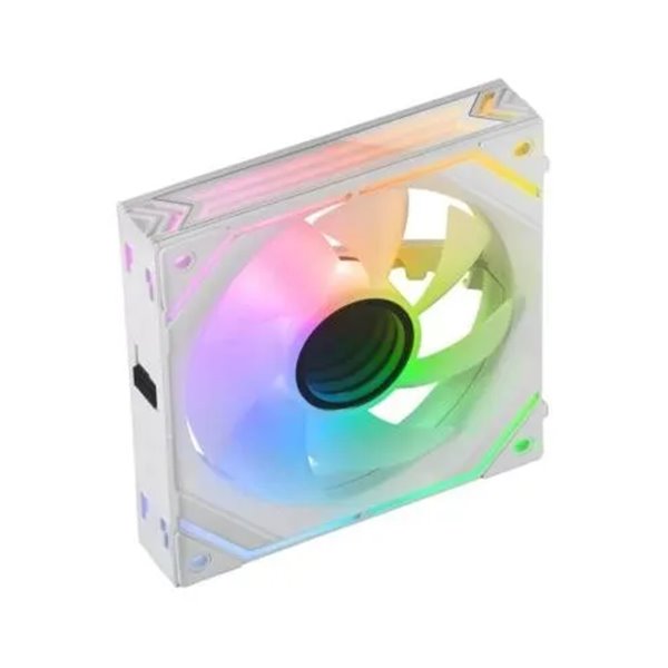 Ventilador Interno Arg Dinamico Mars Gaming Mf-linkfinity White Modulares Pwm 120mm 360º Ventilador Y Marco Iluminado Argb