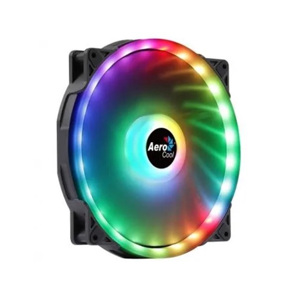 Ventilador Int. Aerocool Duo Argb 200mm Anillo Led Dual