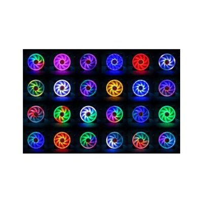 Talius Ventilador Caja Rgb Iris/cronos Spectrum 16led 12cm