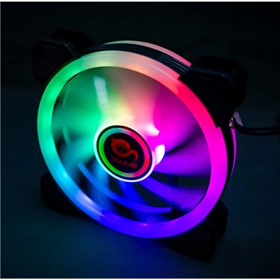 Talius Ventilador Caja Rgb Iris/cronos Spectrum 16led 12cm