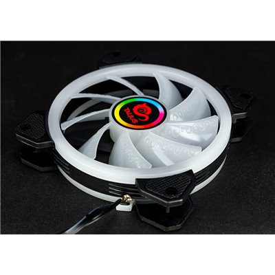 Talius Ventilador Caja Rgb Iris/cronos Spectrum 16led 12cm