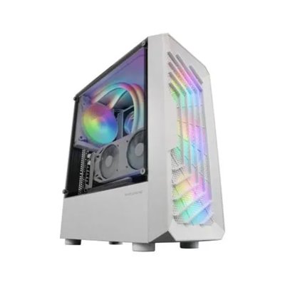 Caja Atx Semitorre Gaming Mars Gaming Mc-tor White Frontal Con