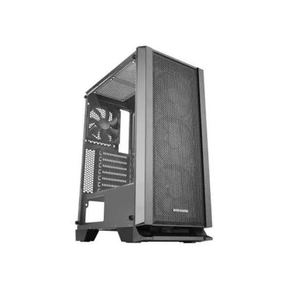 Caja Atx Semitorre Mars Gaming Mc-master Frontal Metal-mesh Con 3ventiladores Frontales Ventana Late